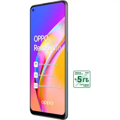 Смартфон OPPO Reno5 Lite 8/128GB Purple, фіолетовий Смартфон OPPO Reno5 Lite 8/128GB Purple, фіолетовий