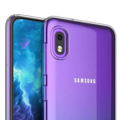 Чехол накладка Epic 1.0mm Samsung A01 (A015) Прозрачная