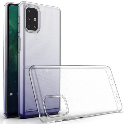 Чехол накладка Epic 1.0mm Samsung A315 (A31) Прозрачная