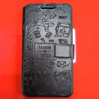 Универсальный чехол книжка Florence Around 5.5" Черная Универсальный чехол книжка Florence Around 5.5" Черная