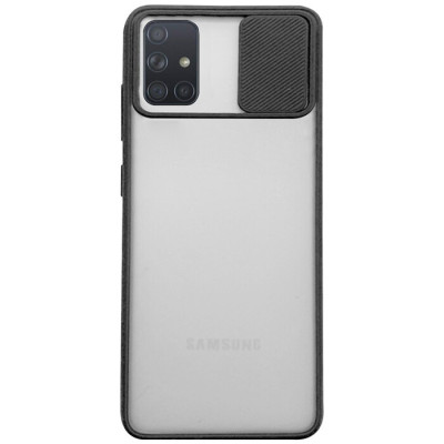 Накладка Camshield Samsung A71 (A715) Черная