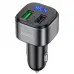 FM Трансмітер Hoco E67 18W (2USB) Black, Чорний