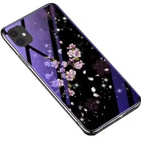 Чохол накладка Glass Fantasy iPhone 11 Pro Max Цвітіння