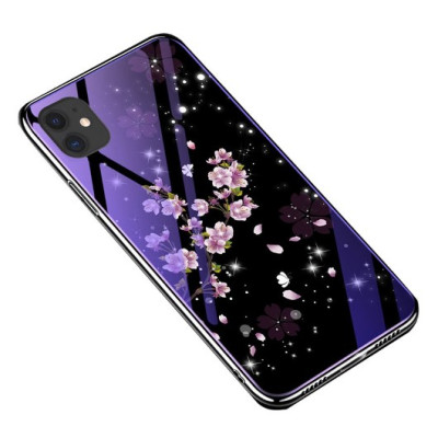 Чехол накладка Glass Fantasy Xiaomi Mi 9 Lite Цветение