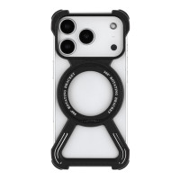 Чехол Накладка Titanium ArmorX MagSafe iPhone 17 Pro Max Черная