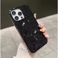 Чехол накладка Swarovski MagSafe iPhone 15 Pro Max Черная