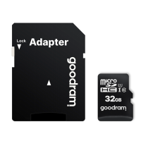 Карта пам\'яті Micro SD 32Gb GoodRam Class10+SD adapter
