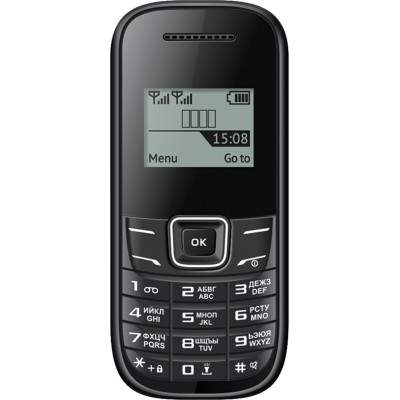 Мобильный телефон Nomi i144m Black, черный