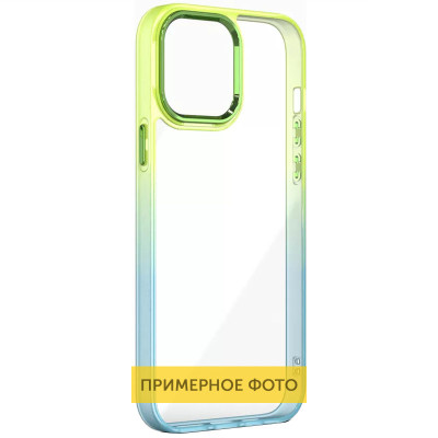 Чехол накладка Fresh sip Samsung A225 (A22) Бирюзовый/ Лимонный