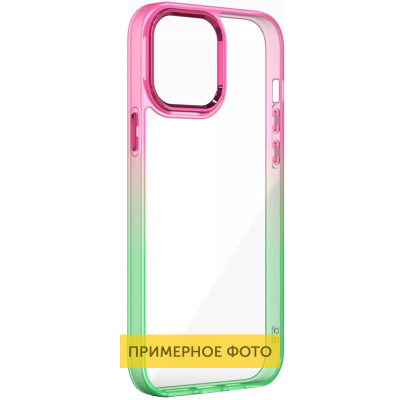 Чехол накладка Fresh sip Samsung A225 (A22) Салатовый/ Розовый