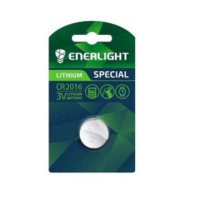 Батарейка ENERLIGHT CR2016 літієва