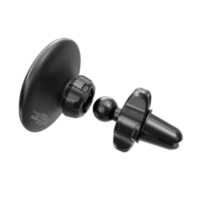 Автотримач Borofone BH45 з БЗП 15W Black, Чорний