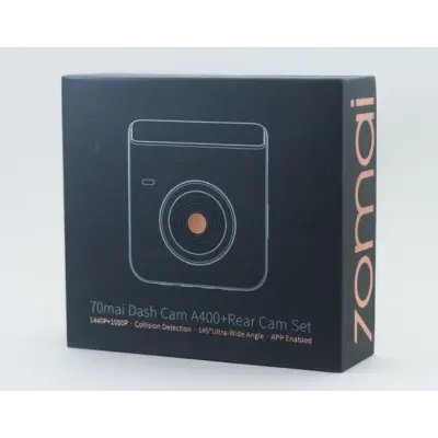 Відеореєстратор Xiaomi 70mai Dashcam A400 + Rear Camera RC09 Сірий Відеореєстратор Xiaomi 70mai Dashcam A400 + Rear Camera RC09 Сірий