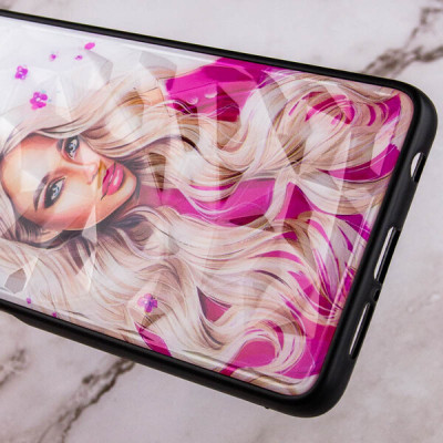 Чехол накладка Prisma Ladies OPPO A74 4G Розовая