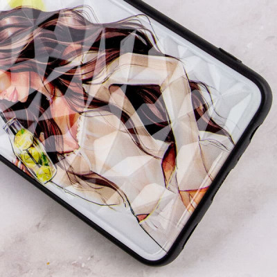Чехол накладка Prisma Ladies Samsung A725 (A72) Желтая