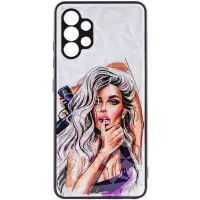 Чехол накладка Prisma Ladies Samsung A725 (A72) Фиолетовая