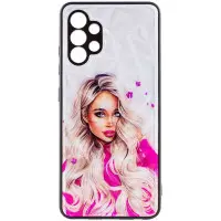 Чехол накладка Prisma Ladies Samsung A725 (A72) Розовая