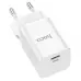 Мережевий зарядний пристрій Hoco N19 PD 25W 1-Type-C White, Білий