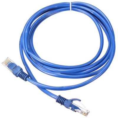 Кабель Патч-корд Atcom Cat.5e, 26AWG 3м Синий