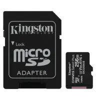 Карта пам\'яті Micro SD 256Gb Kingston Canvas (UHS-1) (R-100Mb/s) + Адаптер Карта пам\'яті Micro SD 256Gb Kingston Canvas (UHS-1) (R-100Mb/s) + Адаптер