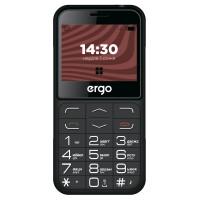 Мобільний телефон Ergo R231 Dual Sim Black, чорний