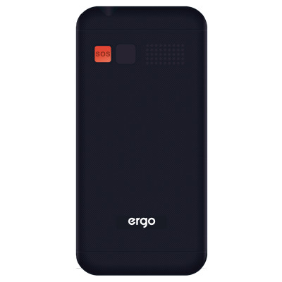Мобильный телефон Ergo R231 Dual Sim Black, черный