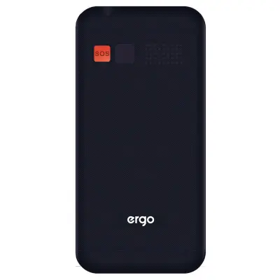 Мобільний телефон Ergo R231 Dual Sim Black, чорний