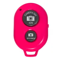 Bluetooth кнопка для монопода Розовая