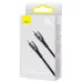 Кабель дата Baseus Glimmer Type-C to Type-C 100W 1м  Черный