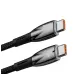 Кабель дата Baseus Glimmer Type-C to Type-C 100W 1м  Черный