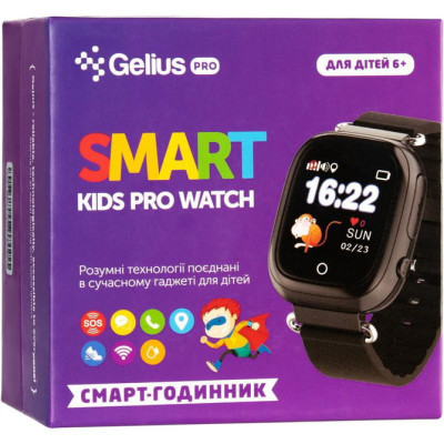 Дитячий смарт годинник Gelius Pro GP-PK003 Чорний