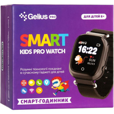 Детские смарт часы  Gelius Pro GP-PK003 Чёрный