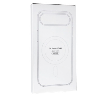 Чехол Накладка Clear MagSafe iPhone 17 Air Прозрачная Чехол Накладка Clear MagSafe iPhone 17 Air Прозрачная