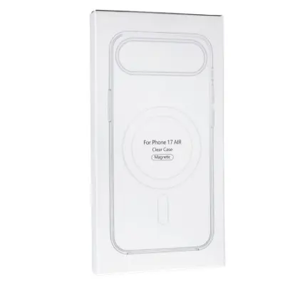 Чехол Накладка Clear MagSafe iPhone 17 Air Прозрачная
