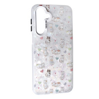 Чохол Накладка Soft Milky Samsung A165 (A16) Котик/Love cat