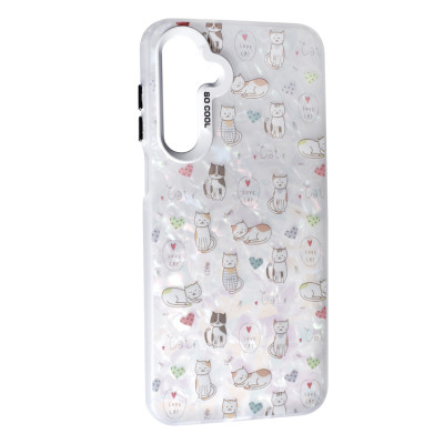 Чохол Накладка Soft Milky Samsung A165 (A16) Котик/Love cat