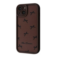 Чохол накладка Pretty iPhone 13 Коричнева/Бант