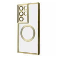 Чехол накладка WAVE Metal Color Samsung S23 Ultra (S918) Золотая