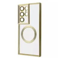 Чехол накладка WAVE Metal Color Samsung S23 Ultra (S918) Золотая