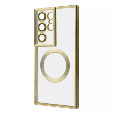 Чехол накладка WAVE Metal Color Samsung S23 Ultra (S918) Золотая