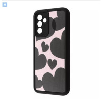 Чохол накладка Wave Artfull Samsung A556 (A55) Чорний (Black Hearts) Чохол накладка Wave Artfull Samsung A556 (A55) Чорний (Black Hearts)