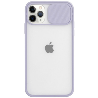 Чехол накладка Gelius Slide Camera iPhone 12/12 Pro Фиалковая
