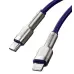 Кабель дата Baseus Cafule Metal Type-C to Lightning 1м Фиолетовый