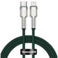 Кабель дата Baseus Cafule Metal Type-C to Lightning 1м Зелёный Кабель дата Baseus Cafule Metal Type-C to Lightning 1м Зелёный
