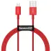 Кабель дата Baseus Superior Lightning 1м Червоний
