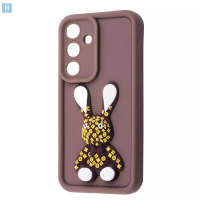 Чохол накладка Pretty Things Samsung A165 (A16) Коричнева/Кролик