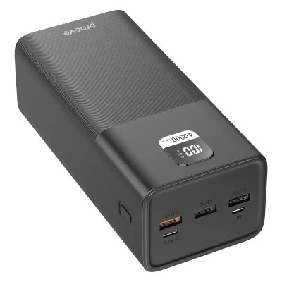 Універсальна мобільна батарея Повербанк Proove Giant Lite 40000mAh 22.5W Чорний
