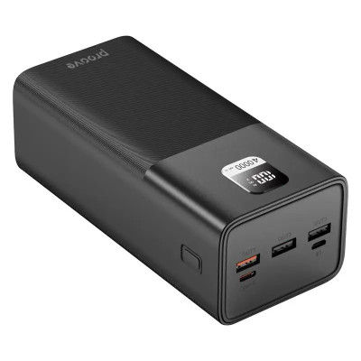 Універсальна мобільна батарея Повербанк Proove Giant Lite 40000mAh 22.5W Чорний