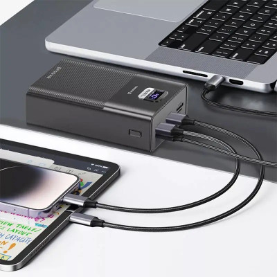 Універсальна мобільна батарея Повербанк Proove Giant Lite 40000mAh 22.5W Чорний