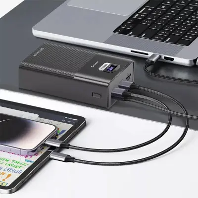 Универсальная мобильная батарея Повербанк Proove Giant Lite 40000mAh 22.5W Чорный Универсальная мобильная батарея Повербанк Proove Giant Lite 40000mAh 22.5W Чорный